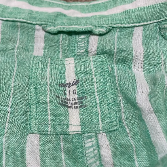 Aerie Mint Button Down - Picture 3 of 3